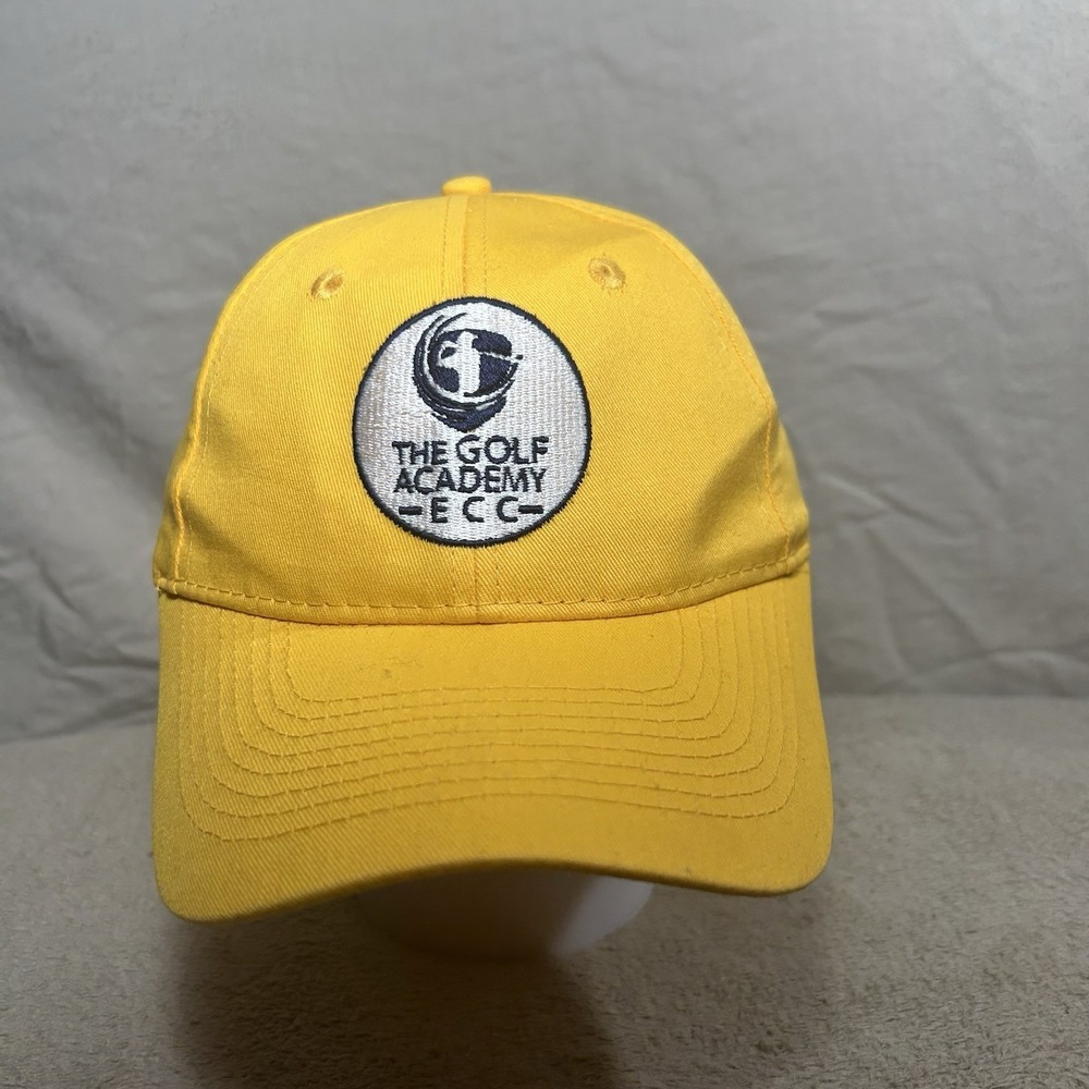 The Golf Academy ECC Yellow Baseball Cap‎ Embroidered Port & Company Hat